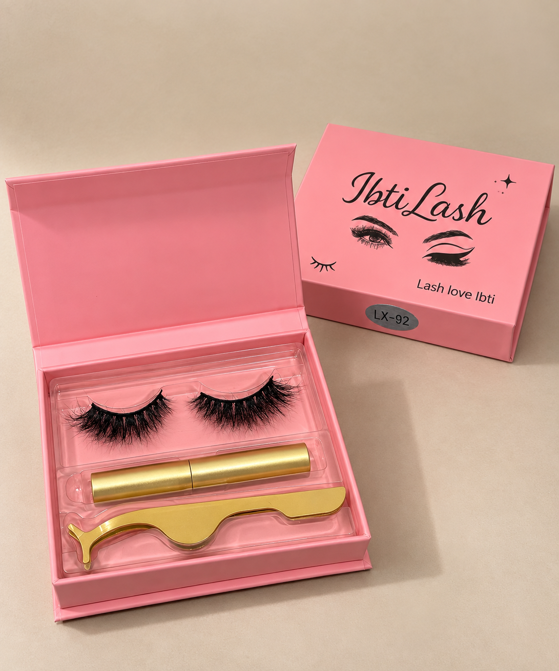 IbtiLash Volume Russe – Faux Cils Réf. LX-92 | Lash Love Ibti
